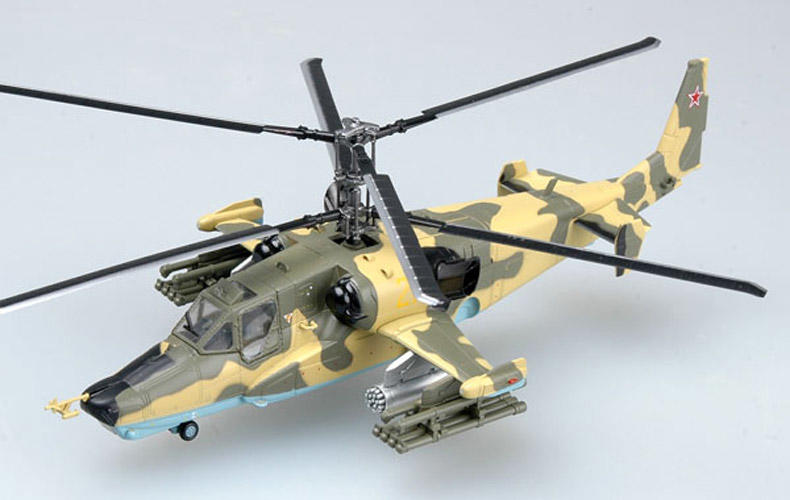 (全新成品)蘇聯黑鯊直升機 Ka-50 直升機模型 1/72 37021
