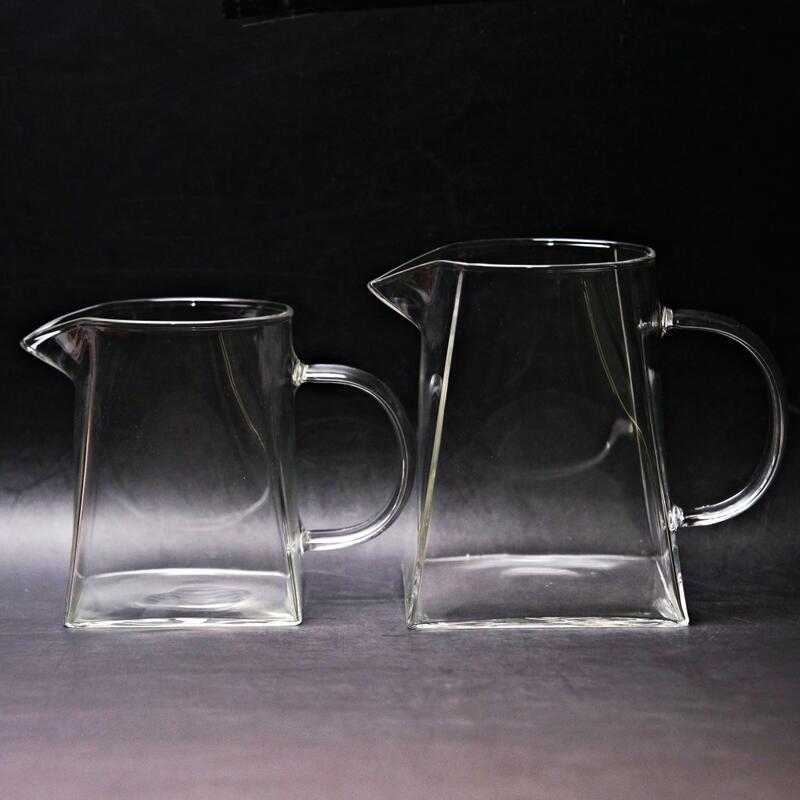 【自在坊茶具】天圓地方茶海 公道杯 茶具 玻璃杯 天圓地方 350ml 500ML優質加厚耐熱款