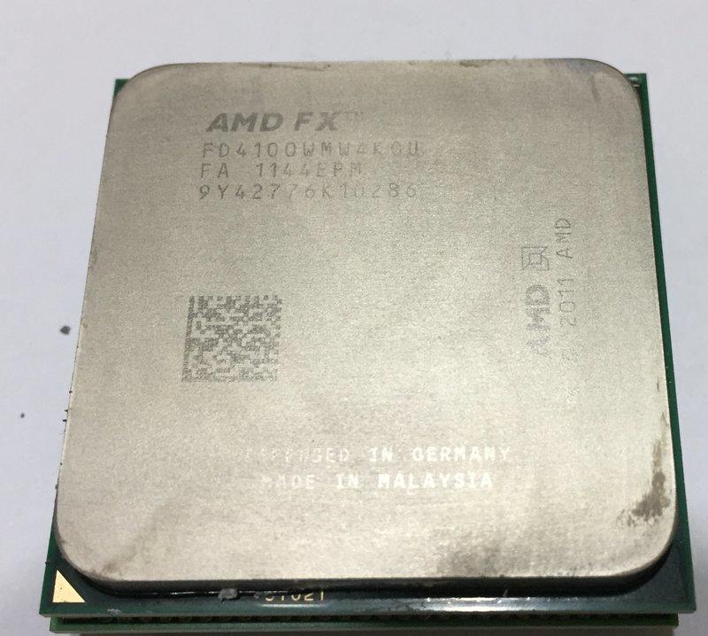 AMD AM3+ 堆土機 FX-4100 四核 3.6G CPUFD4100WMW4KGU