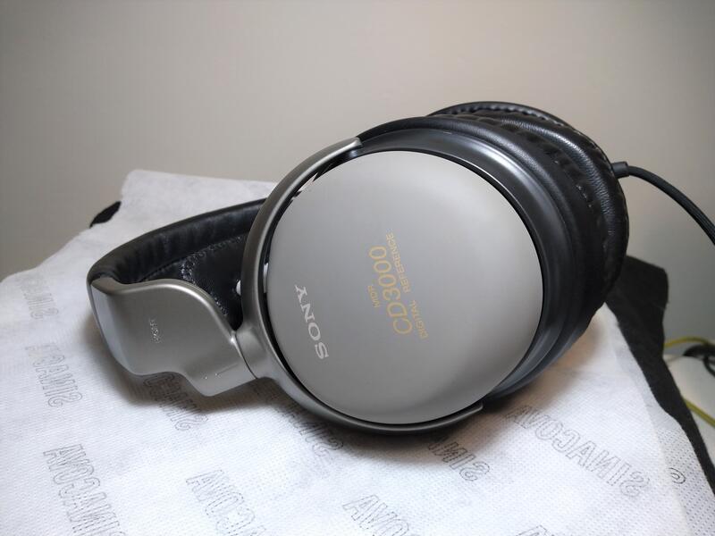 夢幻逸品】SONY MDR-CD3000 1991年純生物振膜封閉式耳機日本製造首版黑 