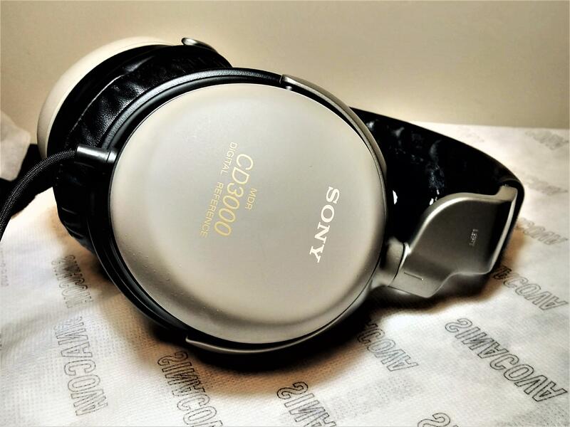 夢幻逸品】SONY MDR-CD3000 1991年純生物振膜封閉式耳機日本製造首版黑