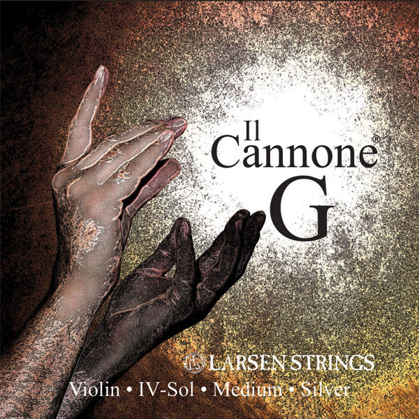 (鈺聲國際弦樂器 )丹麥 Larsen IL Cannone '"加農大砲" 中張力 小提琴套弦/GDAE 小提單弦