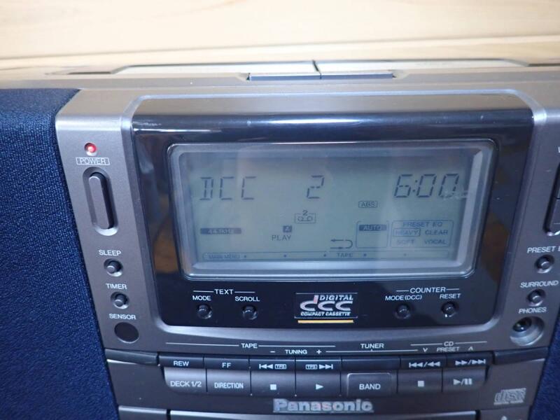 Panasonic RX-DD1 DCC/CD/TAPE手提音響(數位錄音帶/雷射唱片