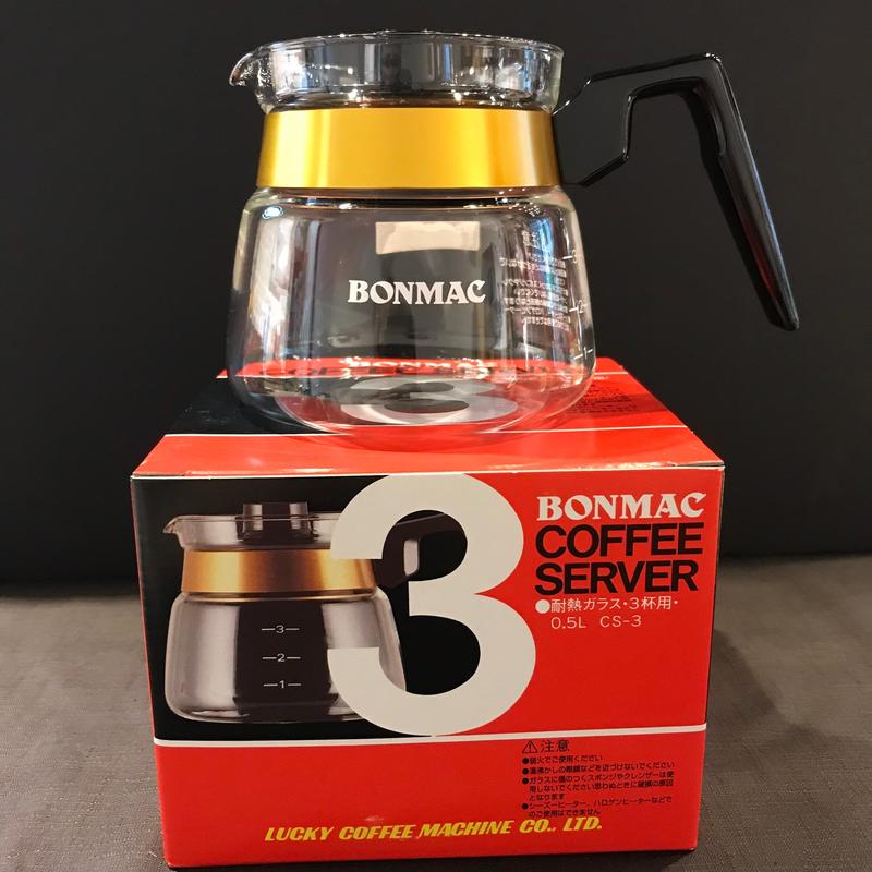 【沐湛伍零貳】日本製 BONMAC CS-3 耐熱玻璃咖啡壺 500cc 0.5L (3杯用) 手沖玻璃壺 咖啡下壺