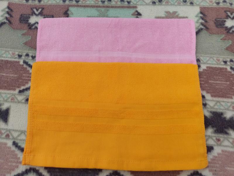 每條13元☆工廠代售☆髮廊用毛巾(較薄)橘色/粉紅色 80*34公分