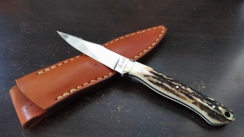 日本刀匠 杉原溪童 手工製造 釣魚刀