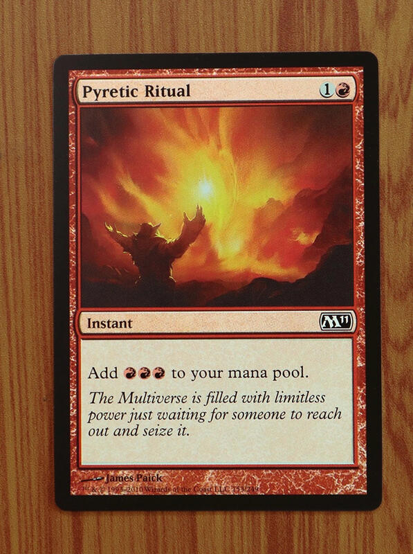 魔法部屋MTG售2011核心系列 M11 Pyretic Ritual 熱病祭禮 【英文+繁體中文NM+SP】補貨中 | 露天市集 | 全台最 ...