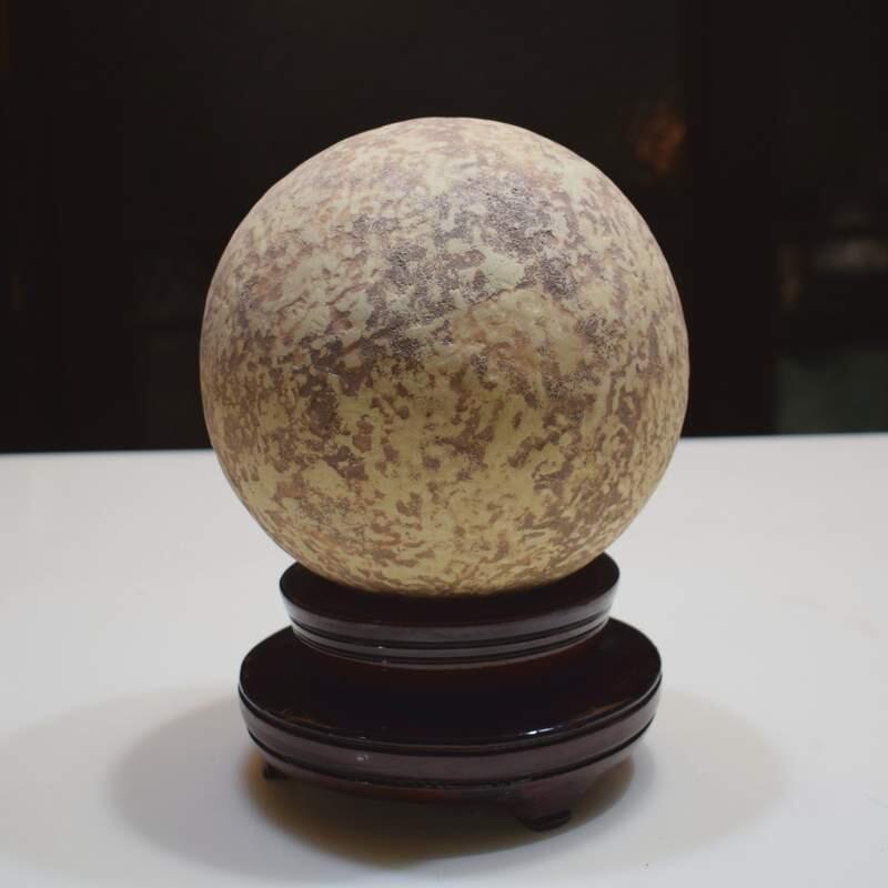 中国美術品・清代乾清宮蔵・天然石大型夜明珠集・極美品・風水置物・ 擺件・古賞物 珍藏超大內畫水晶球《清明上河圖》，直徑約30cm,25公斤左右。風水擺件