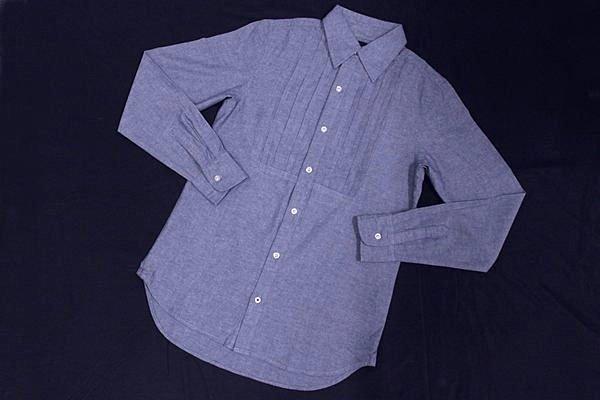 日本名牌gpankle 頂級超質感窄版百折禮服式襯衫