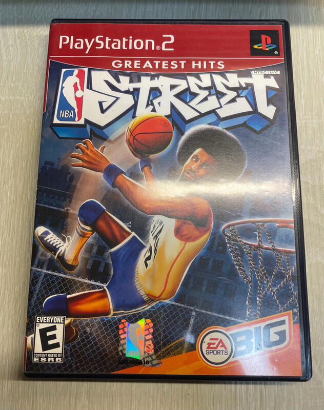 PS2 街頭籃球 NBA STREET PS2懷舊遊戲 早期PS2 懷舊遊戲片 二手 (可以讀片）英文版