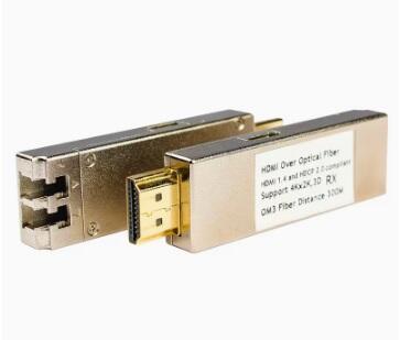 非壓縮hdmi光纖延長器 hdmi延長線 300米傳輸距離 支援EDID USB供電