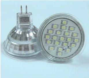 21顆SMD3528 LED MR-16燈泡，12V AC/DC 或110V AC