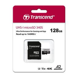 Transcend 創見340S 128G microSD U3 V30 A2 手遊掌上型遊戲機
