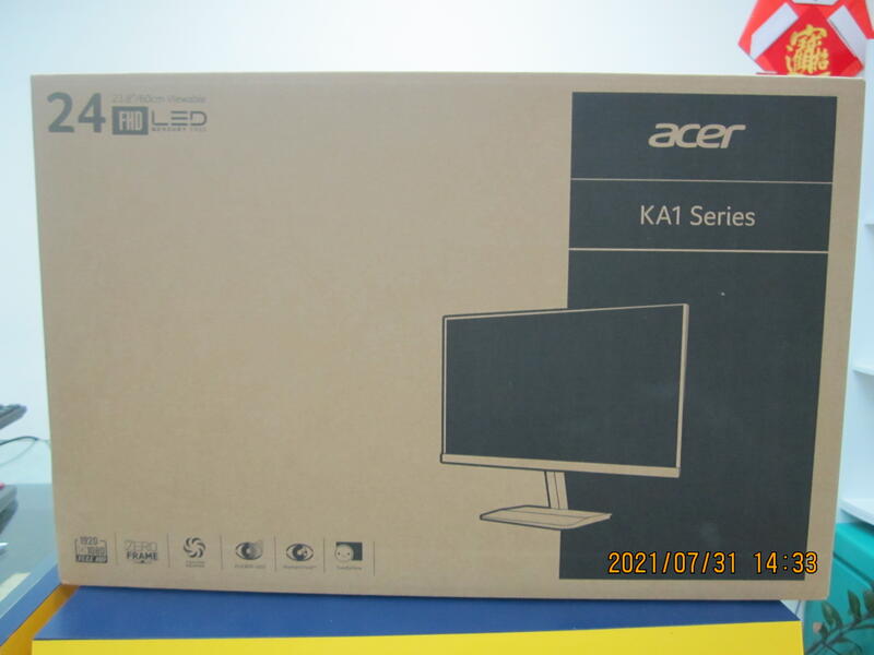 ACER 24型 廣視角螢幕(KA241Y)  HDMI  $3200含稅