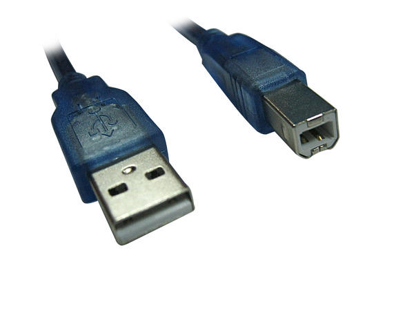 SAFEHOME USB 2.0 延長轉接線 30公分 A公對B公 扁頭對方頭 CU0401