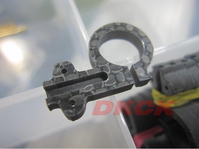 DKCK~mCPX 升級 8.5mm碳纖尾馬達固定座 mCPX /V2 強鎖尾專用 2.0/3.0mm尾管兩種-請標記下訂尺吋