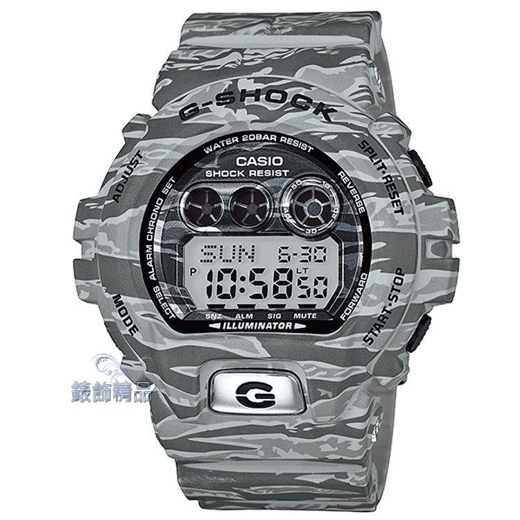 G-SHOCK卡西歐CASIO GD-X6900TC-8手錶 虎紋迷彩灰GD-X6900TC-8DR 現貨【錶飾精品】