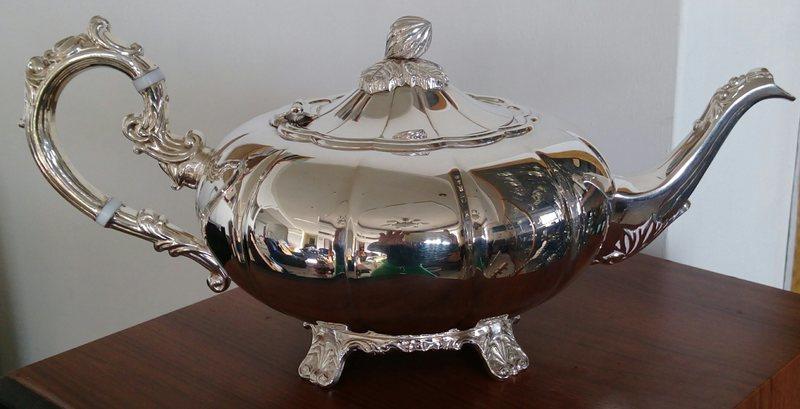 212 大型高級英國鍍銀壺 Plated Teapot, Vintage Teapot, Antique Style