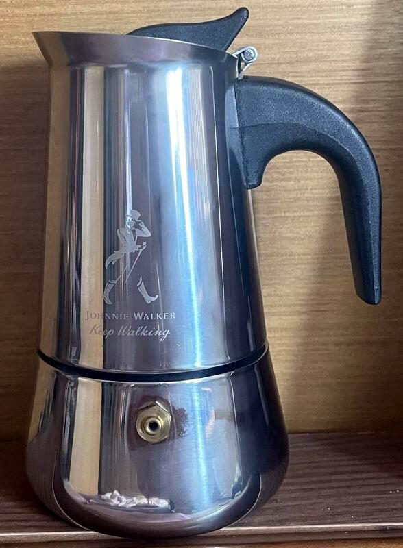 304不鏽鋼義式摩卡壺(2人份)，同星巴克不銹鋼咖啡壺。特價~『168元』~！