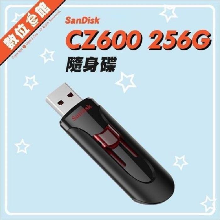 台灣公司貨附發票保固 SanDisk Cruzer Glide CZ600 256GB 256G USB3.0 隨身碟
