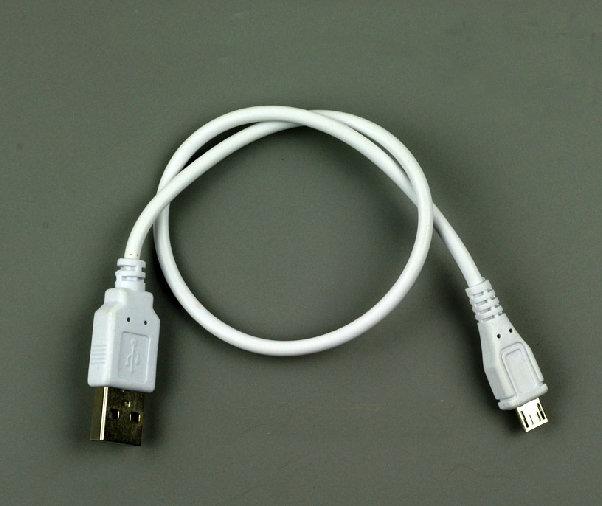 【18AWG超高速】Micro USB充電線 加粗純銅線芯【35cm】【N0002】