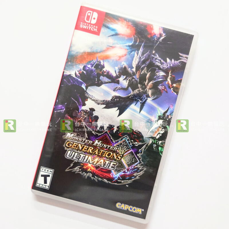 優質二手電玩】特A級品NS 任天堂Switch 魔物獵人GU 世代終極版美中版