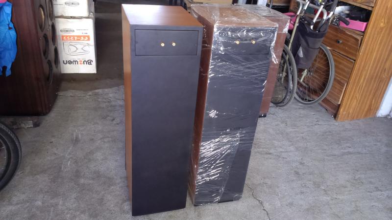 【鹿港】雙8吋 迷宮式 空喇叭箱 (一對)
