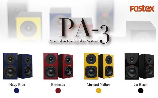 FOSTEX パーソナル・アクティブスピーカー・システム PA-3 ネイビー