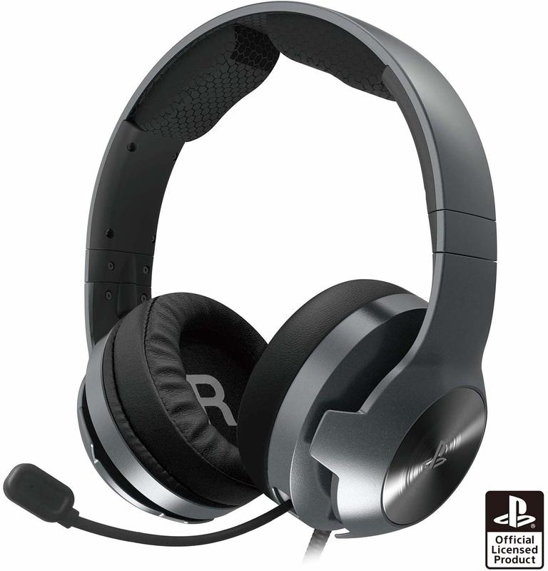 全新現貨)HORI PS4-147 HORI PS4-159 專業耳機麥克風黑色藍色| 露天市