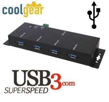 [Easyship] 代購  USB 3.0 4-Port Industrial Hub Metal Case 