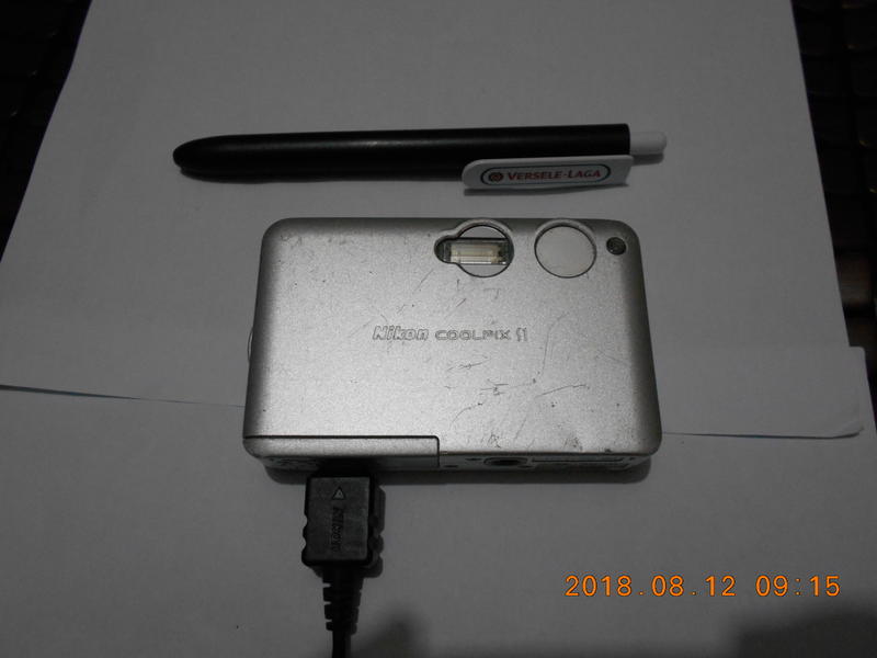 Nikon 尼康 Coolpix s1 銀色 數位相機 故障機 零件機