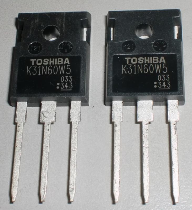 場效電晶體 (TOSHIBA TK31N60W5 ) (N-CH) 600V 30.8A 99mΩ, K31N60W5