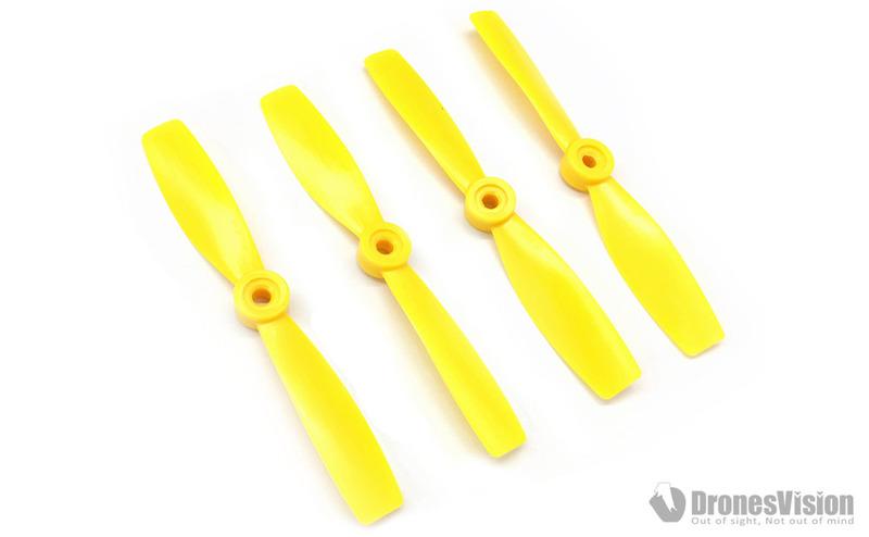 HQProp 5X4.6 黃色 多軸專用槳 玻璃纖維複合物材質 4入 (兩正兩反)(HQ-5046-DP-Y)