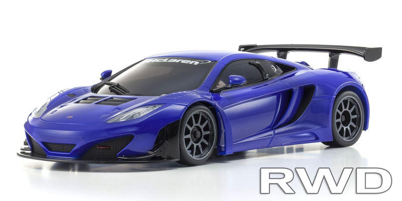 一大RC模型玩具  MR-03 RWD McLaren 12C GT3 Blue Metal RWD226MB