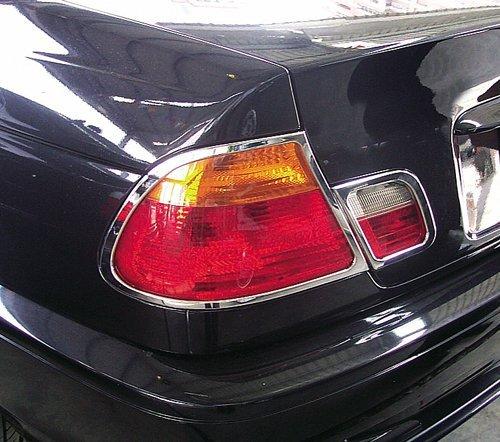 ~圓夢工廠~ BMW 3 E46 雙門 1999~2003 318 318i 320 320i 鍍鉻後燈框 尾燈框