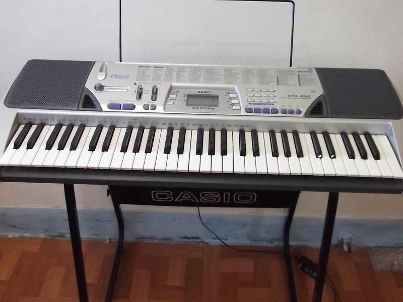 CASIO 卡西歐CTK-496液晶電子琴