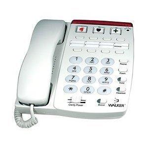老人專用電話美國W300發光大按鍵有線電話,紅燈響鈴大聲,可接耳麥,適 老人機市調電訪,9成新