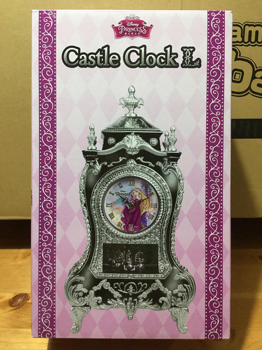【日本 正版 景品】迪士尼 樂佩 長髮公主 時鐘 公主 Castle Clock 城堡鐘 復古 古典 生日 禮物