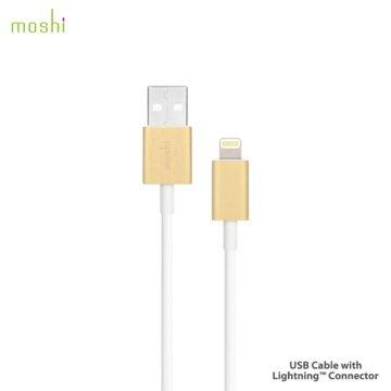 新台北NOVA實體門市 免運 moshi Lightning - USB 傳輸線 ( 金色 ) iPhone 5/5s/5c /touch5 nano7 ipad mini mini2