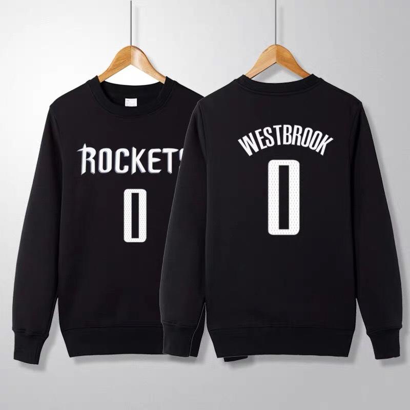🔥威少Russell Westbrook長袖純棉T恤上衛衣🔥NBA火箭隊Adidas愛迪達運動籃球衣服大學T男978