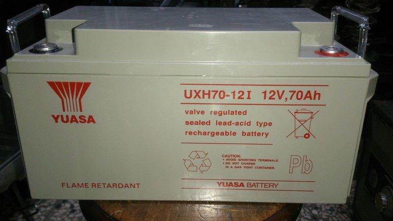 YUASA UXH70-12I 深循環電池 汽車電池 車用電池 再生電池 中古電池 UPS 不斷電系統