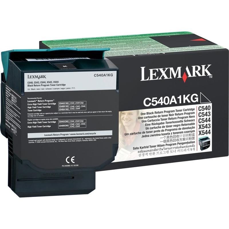 Lexmark C540A1KG黑色標準量碳粉匣 (1K)