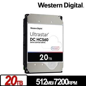 含稅WD Ultrastar DC HC560 20TB 3.5吋企業級硬碟5年保固 到府收送