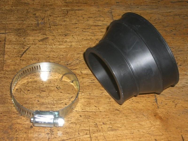 CVK 36 可用 52mm 大肥腸 空濾端喇叭口 加順進氣流量橡膠接頭(含束環X1) 歧管
