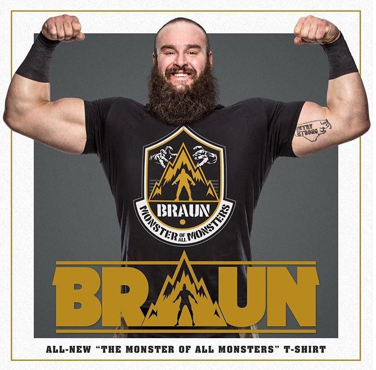 [美國瘋潮]正版WWE Braun Strowman The Monster of All Monsters黑羊衣服特價