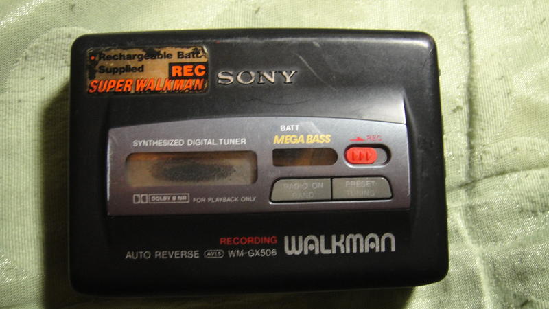 故障機賣 SONY WM-GX506 AM.FM卡式隨身聽 需自行整理