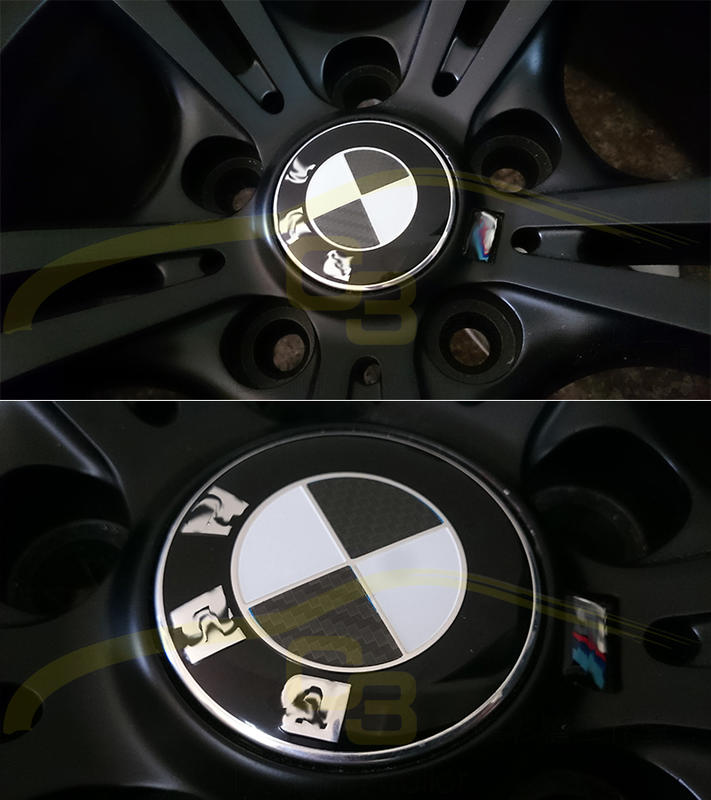 【C3車體彩繪工作室】BMW Logo 輪圈蓋 68mm 專用款 改色貼片 貼紙 改裝車貼 內飾貼 改色貼 輪圈貼 貼片