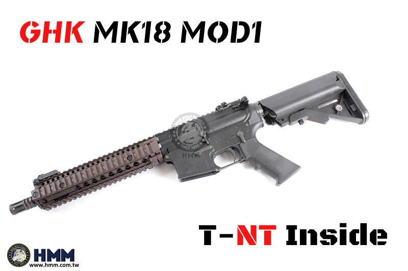 [HMM] GHK MK18 MOD1 9" DD*小馬雙授權刻字+TNT GHK專用S+改套