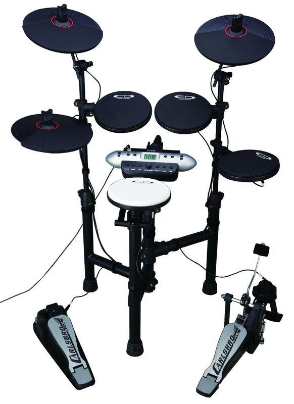 【現代樂器】英國 Carlsbro CSD130 電子鼓 可摺收 贈耳機 鼓棒 導線 鼓椅 踏板 地毯 鼓鎖 鼓棒袋