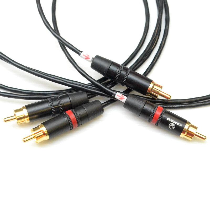 志達電子 CAB113/0.5 線長0.5M Canare L-2B2AT 立體RCA訊號線 應用於耳擴及訊源連接